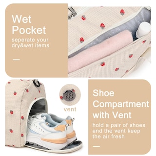 Foto 6 | Foto 6 | Bolsa De Lona Bluboon Para Niñas Y Niños, Bonita Para Gimnasio, Con Compartimento Para Zapatos - Venta Internacional.