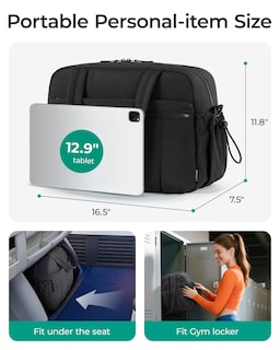 Foto 2 | Foto 2 | Bolsa De Viaje Bagsmart Para Viajes O Gimnasio Para Mujer, Color Negro - Venta Internacional.