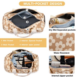 Foto 6 | Foto 6 | Bolsa De Lona Bluboon Para Niñas Y Niños, Bonita Para Gimnasio, Con Compartimento Para Zapatos - Venta Internacional.