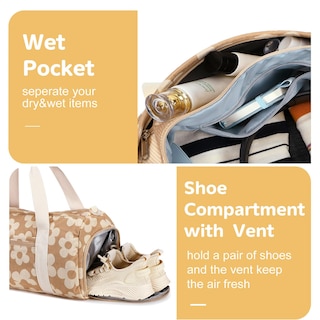 Foto 7 | Foto 7 | Bolsa De Lona Bluboon Para Niñas Y Niños, Bonita Para Gimnasio, Con Compartimento Para Zapatos - Venta Internacional.