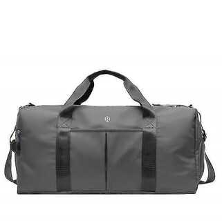 Foto 2 | Foto 2 | Bolsa De Lona De Gimnasio Huoguo Separación Seca Y Húmeda De Gran Capacidad Gris - Venta Internacional.