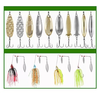 Foto 2 | Foto 2 | Señuelos Pesca Profesional, Kit De Curricanes Pesca 102 Pcs Eo Safe Imports Esi-3749-1 Multicolor