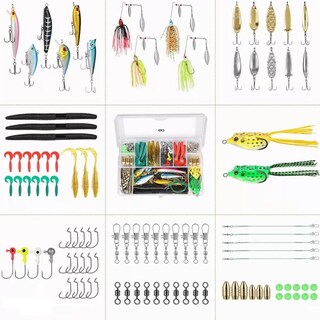 Foto 3 | Foto 3 | Señuelos Pesca Profesional, Kit De Curricanes Pesca 102 Pcs Eo Safe Imports Esi-3749-1 Multicolor