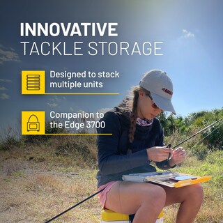 Foto 4 | Foto 4 | Caja De Almacenamiento Tackle Plano Edge 3700 Con Gancho, Impermeable, Transparente Y Amarillo/ - Venta Internacional.