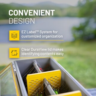 Foto 3 | Foto 3 | Tackle Utility Box Plano Edge Premium Spinnerbait  Transparente Y Amarillo - Venta Internacional.