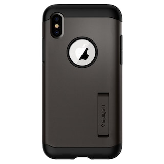 Foto 1 | Foto 1 | Protector Spigen Iphone Xs Max Slim Armor Gunmetal