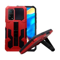 Funda para Xiaomi Mi 10t M2007j3sy con Cristal 5D Apolo color Rojo