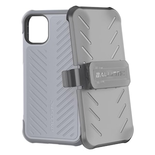 Foto 6 | Foto 6 | Funda Ballistic Tj Maxx para iPhone 11 color Gris Protector Uso Rudo con Clip