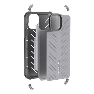 Foto 2 | Foto 2 | Funda Ballistic Tj para iPhone 11 Pro color Gris Protector Uso Rudo