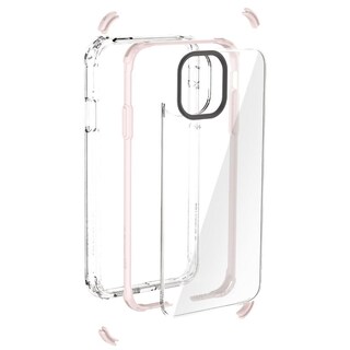 Foto 2 | Foto 2 | Funda Ballistic Bshock para iPhone 11 Pro Max color Rosa Transparente