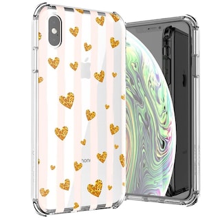Foto 1 | Foto 1 | Funda Ballistic Jewel Mirage Corazones para iPhone XS Max Protector Uso Rudo