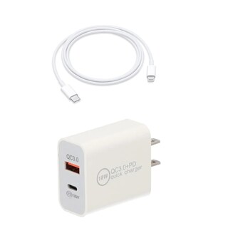 Foto 3 | Foto 3 | Cubo Cargador Genérico 18w color Blanco Qc 3.0 Usb y Tipo C más Audífonos Urbeats 3