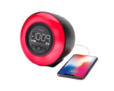 Foto 1 | Foto 1 | Centro de Carga con Despertador con Luces/ Bocina Bluetooth/Y Radio Fm Ihome Ibt295b color Negro