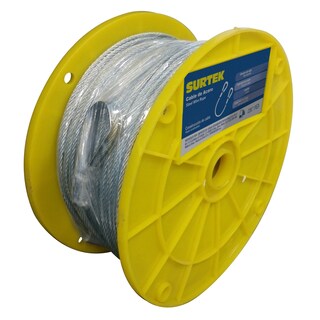 Foto 1 | Foto 1 | Cable De Acero Con Guardacabo 1/2'' X 457 M Construcción De 7 X 19 Surtek