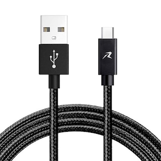 Foto 1 | Foto 1 | Cable USB Tipo C Redlemon 78573 Negro de 3 m de Nylon Ultra Resistente para Celular/Tablet/Nintendo Switch
