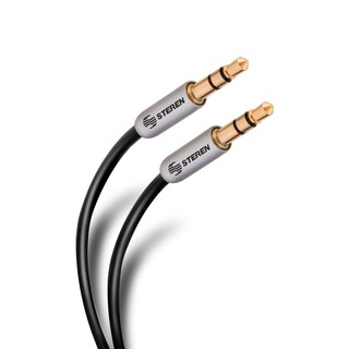 Foto 1 | Foto 1 | Cable Auxiliar Steren Plug A Plug 3,5 mm de 3,6 M Ultra delgado y Conectores Reforzados 297-077