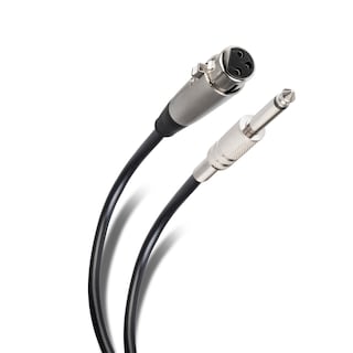 Foto 1 | Foto 1 | Cable Plug de 6,3 mm a Jack Cannon de 6 m Steren 255-290 Negro