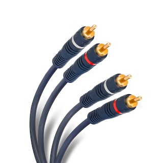 Foto 1 | Foto 1 | Cable Rca 2 Plug a 2 Plug de 3,6 m Steren 254-220 Negro