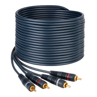 Foto 2 | Foto 2 | Cable Rca 2 Plug a 2 Plug de 3,6 m Steren 254-220 Negro