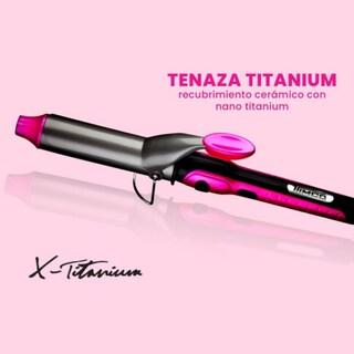 Foto 3 | Foto 3 | Rizadora Cerámica 33mm Titanium color Rosa Con Negro Timco