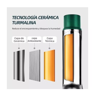 Foto 2 | Foto 2 | Tenaza Rizadora de Cabello Belug Cerámica color Verde 40 mm