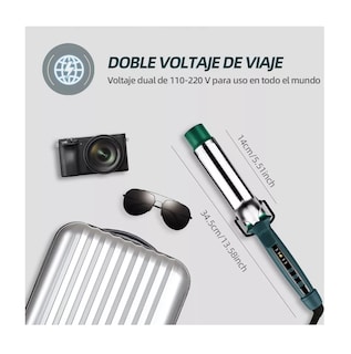 Foto 5 | Foto 5 | Tenaza Rizadora de Cabello Belug Cerámica color Verde 40 mm