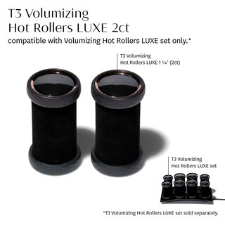 Foto 3 | Foto 3 | Rodillos Voluminizadores Para Cabello T3 Luxe Black (2 Unidades) - Venta Internacional.
