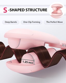 Foto 2 | Foto 2 | Plancha Novus Wave Beach Waves 1.25 Pulgadas Rosa - Venta Internacional