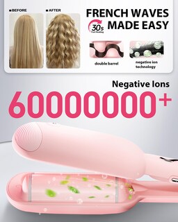 Foto 3 | Foto 3 | Plancha Novus Wave Beach Waves 1.25 Pulgadas Rosa - Venta Internacional