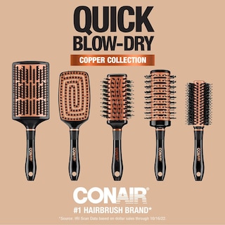 Foto 5 | Foto 5 | Venta Internacional - Cepillo Redondo Conair Quick Blow-dry Copper Collection Porcupin
