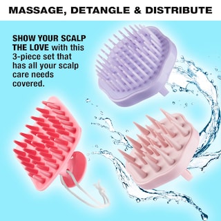 Foto 2 | Foto 2 | Venta Internacional - Set Masajeador Para Cuero Cabelludo Conair Con 3 Cabezales De Cepillado Para Cabello Húmedo O Seco