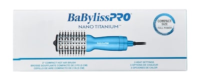 Foto 2 | Foto 2 | Cepillo de Aire Caliente Babylisspro Nano Titanium Compact de 2 Pulgadas Azul - Venta Internacional