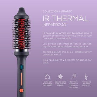 Foto 4 | Foto 4 | Cepillo Infrarrojo Thermal Peine Termico Eléctrico Sutra Beauty Negro Cepilla Y Peina Tu Cabello Con Rapidez Y Facilidad