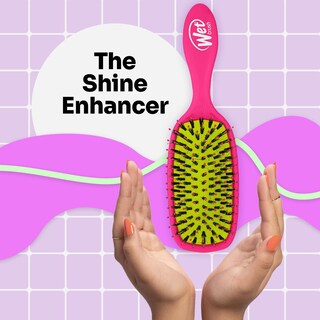 Foto 2 | Foto 2 | Cepillo Para El Cabello Wet Brush Shine Enhancer, Cerdas Ultrasuaves De Color Rosa - Venta Internacional.
