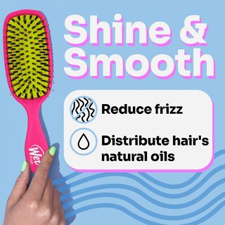 Foto 3 | Foto 3 | Cepillo Para El Cabello Wet Brush Shine Enhancer, Cerdas Ultrasuaves De Color Rosa - Venta Internacional.