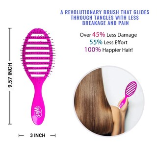 Foto 7 | Foto 7 | Cepillo Para El Cabello, Cepillo Húmedo, Secado Rápido, Bronce Metalizado, Mármol - Venta Internacional.