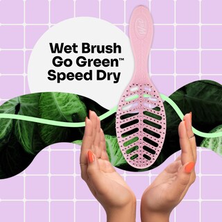 Foto 2 | Foto 2 | Cepillo Para El Cabello Wet Brush Go Green Speed Dry Pink - Venta Internacional.