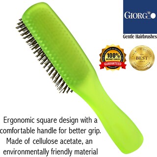 Foto 4 | Foto 4 | Cepillo De Pelo Giorgio Gion1g, Verde Neón, 19,7 Cm, Gentle Touch - Venta Internacional.