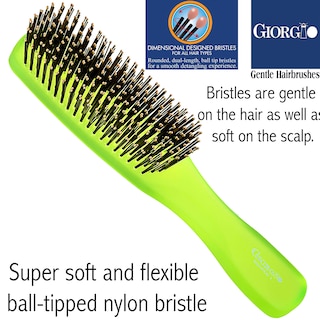 Foto 5 | Foto 5 | Cepillo De Pelo Giorgio Gion1g, Verde Neón, 19,7 Cm, Gentle Touch - Venta Internacional.