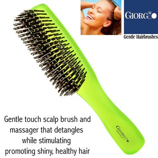 Foto 6 | Foto 6 | Cepillo De Pelo Giorgio Gion1g, Verde Neón, 19,7 Cm, Gentle Touch - Venta Internacional.