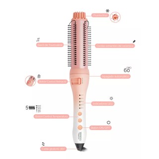 Foto 2 | Foto 2 | Cepillo Timco Cef228 Retractil Alaciador Turmalina Rosa