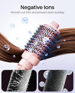 Foto 6 | Foto 6 | Kit De Cepillos Para Secador De Pelo Wavytalk 5 En 1 Con Cepillo Reventable, Color Rosa - Venta Internacional.