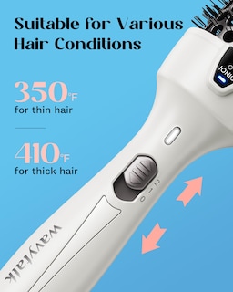 Foto 6 | Foto 6 | Cepillo Térmico Wavytalk Wavytalk, Redondo, Iónico, Térmico, De 1.5 Pulgadas - Venta Internacional.