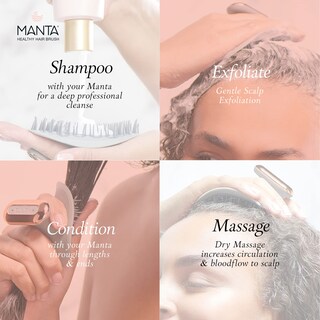 Foto 4 | Foto 4 | Cepillo De Champú Masajeador Manta Pulse Electric Grey - Venta Internacional