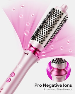 Foto 3 | Foto 3 | Cepillo Térmico Wavytalk Pro De Iones Negativos De 1.5 Pulgadas, Rosa - Venta Internacional.