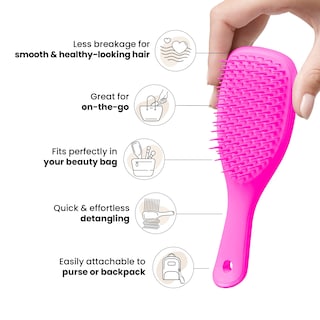 Foto 4 | Foto 4 | Cepillo Para El Cabello Tangle Teezer Ultimate Detangler Runway Pink - Venta Internacional.