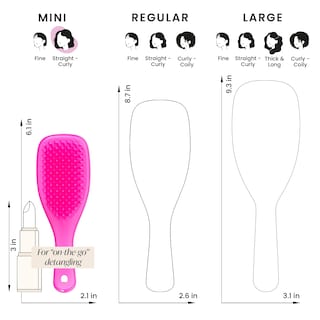 Foto 7 | Foto 7 | Cepillo Para El Cabello Tangle Teezer Ultimate Detangler Runway Pink - Venta Internacional.