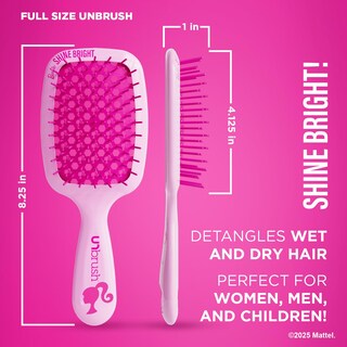 Foto 5 | Foto 5 | Pincel Desenredante Duo Fhi Heat Unbrush Barbie Shine Bright - Venta Internacional.