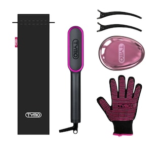 Foto 7 | Foto 7 | Cepillo Peine Alaciador Eléctrico Tymo Ring Plancha Cabello Negro Y Púrpura