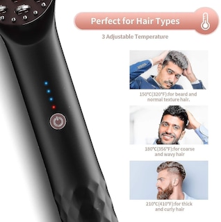 Foto 4 | Foto 4 | Plancha De Pelo Huoguo Para Hombre Con 3 Temperaturas Ajustes 150-210 °c - Venta Internacional.